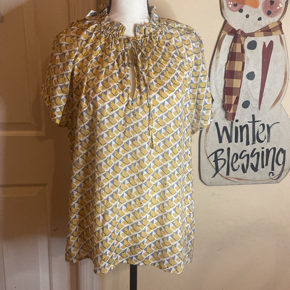ALEX & PARKER Size 1X Rayon/Poly Top NWT - Picture 1 of 12